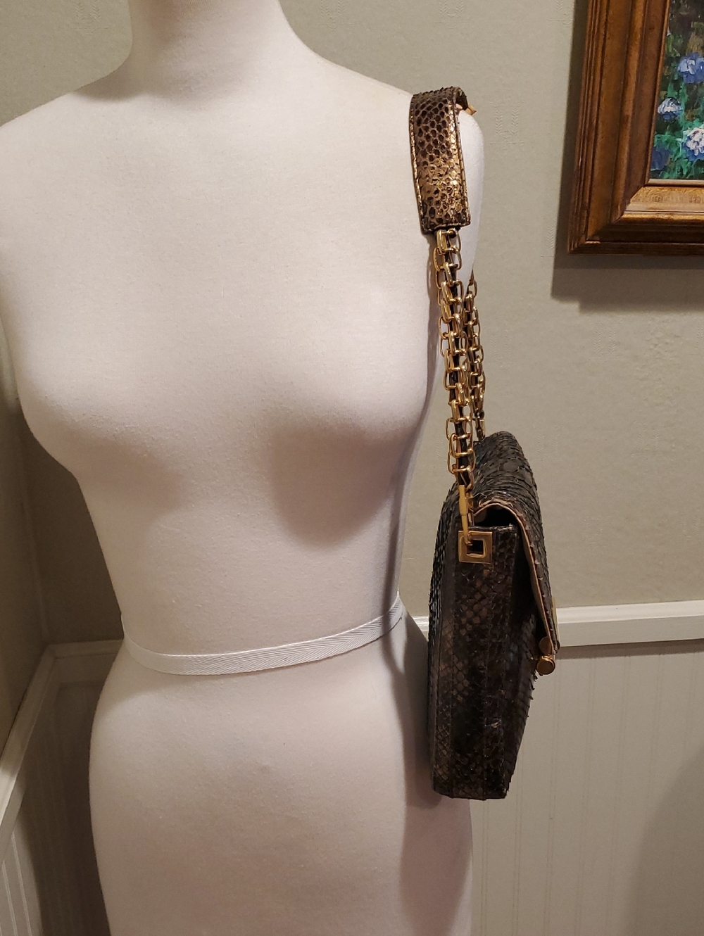 Devi Kroell Real Python Shoulder Bag - Picture 4 of 16